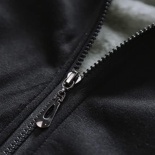 Салон есенски клуб со отворена јакна Менс со долг ракав патент удобно меки јакна цврста боја меки дуксери5