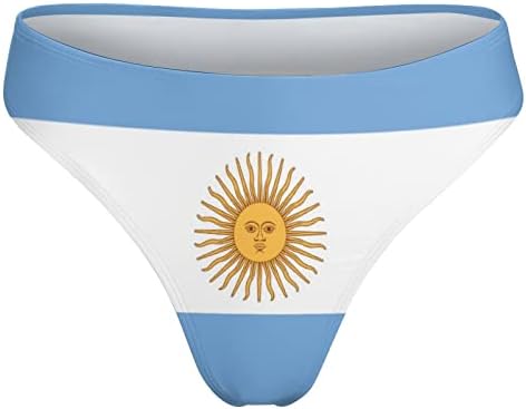 Аргентина знаме женска долна облека Т-назад Thong Thong No Show Printed Panties