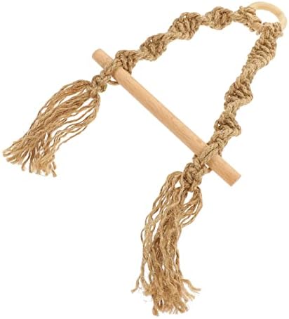 Држач за ролна на јажето на zerodeko без торба за удирање од дрво