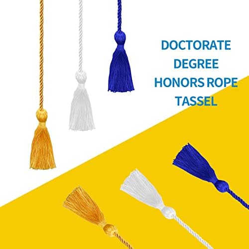 3 парчиња матура за дипломирање, рајонски плетенка чест кабел со ресни за постепени денови и фотографија на дипломирани студенти