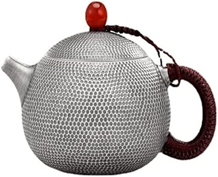 Сребрен тенџере со чајник 999 Стерлинг сребрен чајник правејќи чајник за употреба на домаќинства за готвење сет мал чај од сребро чај комплетен