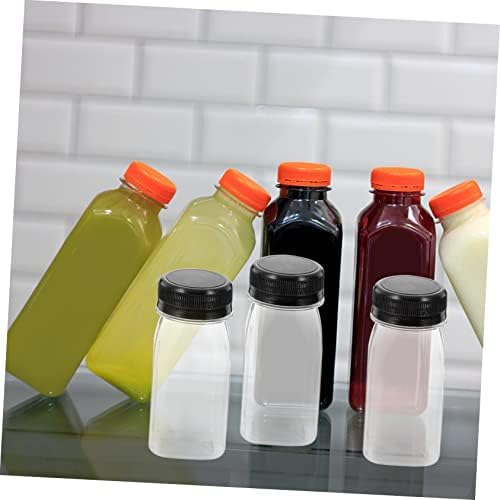 Bestonzon 60 парчиња пијалок шише пластика за да одите контејнери чисти пластични контејнери што протекуваат контејнери со сода