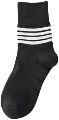Нова harajuku четири ленти памучни мажи чорапи панк ретро средна цевка хип хоп -скејт спортски чорапи едноставни есенски зимски
