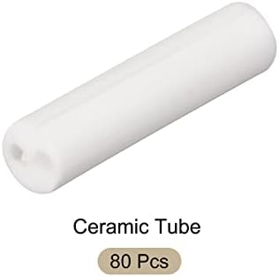 Изолирана двојна носечка цевка за керамички цевки со црева [за заштита на топлинска изолација на кабел за заштита на кабел] - 1мм ДИА/80