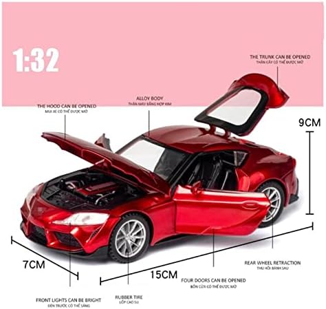 Модел на автомобил Lurb Scale за Toyota GR Supra легура модел на автомобили модифициран модел на автомобил Повлечете го назад