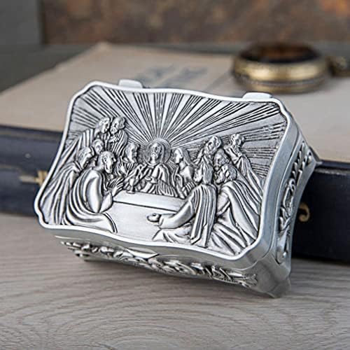 Католичка Кутија За Накит Од Бројаница Контејнер: Кутија За Ситници Верски Контејнер Евхаристиска Кутија Католичка Христијанска Римска
