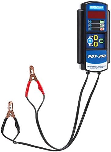 Midtronics PBT200 Тестер за батерии W Тест за полнење на системот Црно