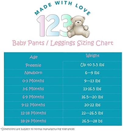 123 мечки бебешки панталони/хеланки со подножје полиестер/памук Тери унисекс момчиња девојчиња