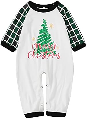 Божиќни пижами на Адонг за семејство, Божиќни пижами за појавување на семејни пижами поставени XMAs Print Family Loungewear Облека