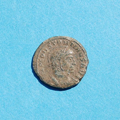 ТОА Римски Константин I Царот 306 до 337 н. е., Две Победи, ГЛАСАЊЕ ПР 5 Бронзена Монета Многу Добро