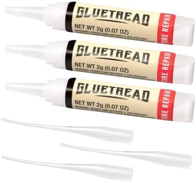 GluetRead Leadesive 3-пакет Дополнителен лепак за комплети за поправка на гуми за пробивање на странични страни за пробив за гума од теренски