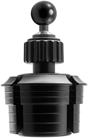 Аркон SPRM023 држач за држач за мобилни телефони за мобилни телефони за монтирање на двојни приклучоци со топка од 1 инч / 25мм, црна