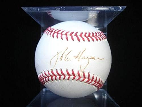 Мајк Харгров го автограмираше бејзболот на Националната лига ПСА/ДНК - Автограмирани бејзбол