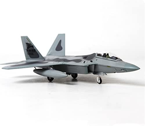 Копирајте модел на авион 1/100 за американските воздушни сили воени F-22 Raptor Fighter Scale Scale Model Model легура на бомбардери