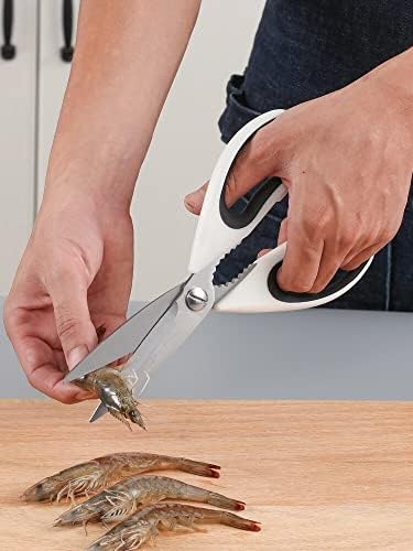 Кујнски ножици ножици, кујнски ножици не'рѓосувачки челик зеленчук месо ножици домаќинство мултифункционални ножици кујнски алатки