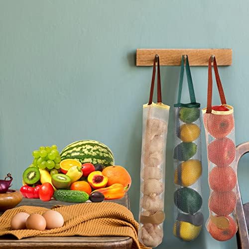 10 пакувања торбичка за складирање на кромид виси кеси за складирање мрежа за еднократна употреба торбички торбички торби за зеленчук за