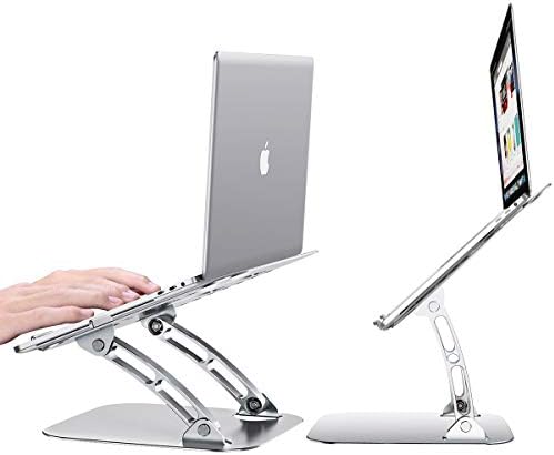 Штанд со боксер и монтирање за Acer Chromebook 11 N7 - Извршен versaview лаптоп штанд, ергономски прилагодлив металик лаптоп штанд - металик