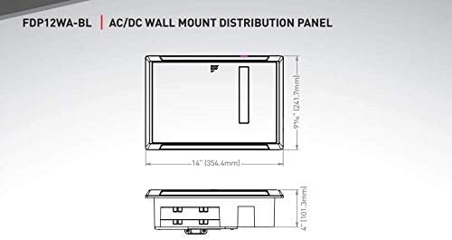 Панел за дистрибуција на AC/DC Furrion - Mountиден монтажа со дистрибуција на напојување со AC & DC и за 30 засилувачи и 50 засилувачи