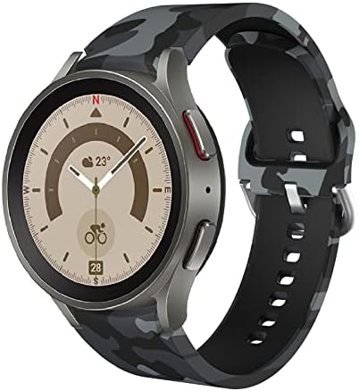 Каишот Vevexiao компатибилен со Samsung Galaxy Watch 5/Galaxy Watch 4 40mm/44mm опсег, печатени меки ленти за замена на силикони за