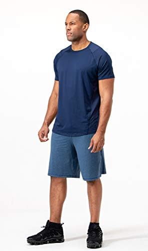 DevOps Машка машка 3-пакет Брза сув кратки ракави маица заштита Сонце заштита на атлетски тренингот активни кошули