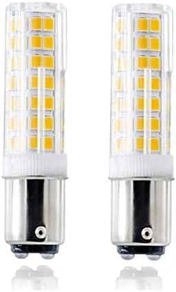HXWY BA15D LED Сијалица, Нова База На Бајонет Со Двоен Контакт Ba15d, Топла Бела 3000k 6W 120V 60W Еквивалентни Халогени Светилки,