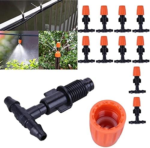 XXXDXDP DIY градинарски систем за наводнување автоматски тајмер за вода градина црево микро наводнување комплет за капење со прилагодливи