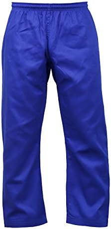 PFG есенцијална цврста боја карате панталони Детски возрасни унисекс многу мала тежина - специјално издание