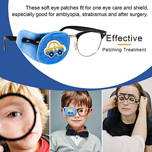 4 Спакувајте Закрпи За Очи За Деца,Лепенка За Очи За Очила, Лепенка За Десното Око За Девојчиња Момчиња Кои Третираат Мрзлива