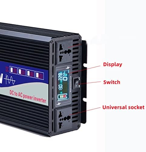 Инвертер на чист синусен бран 12V 24V 48V 60V до AC 220V 3000W преносен напон на напон конвертор на напон соларен инвертер
