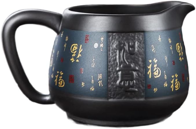 Зиша за фер -куќа за домаќинства со голем капацитет на чај со кинески стил соединение 紫砂 公道杯 大 容量 分茶器 中式复 中式复