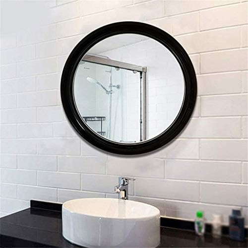 Огледала LXDZXY, Vanity Mirror Round Smapup Mirror, Едноставно хотелско декоративно огледало ретро wallидно огледало со висока дефиниција водоотпорно
