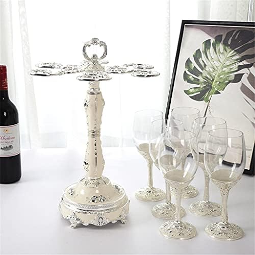 Ganfanren Европски ретро вино стаклена решетка за вино стаклена решетка поставена бар дома мебел за вино држач вино чаша