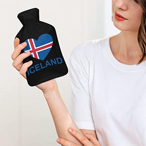 Shиво за топла вода на Исланд со мека покривка вреќа со топла вода за рачни нозе на вратот на вратот потопло