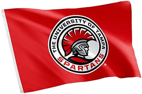 Знамиња на Универзитетот во Тампа УТ Спартанци знамиња на знамиња полиестер затворено на отворено 3x5