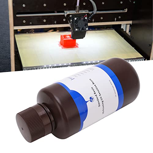 3D смола за печатач скратено време на лекување LCD DLP фотополимерна смола УВ лекувајќи висока цврстина на цврстина 500g