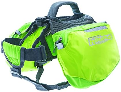 Надворешен Hound Kyjen 22014 Брзо ослободување ранец на ранецот во стил на сад со чад од кучиња, екстра голема, зелена