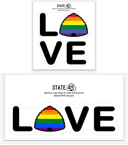 Сет на налепници за браник на Јута | Декларации за геј гордост | ЛГБТК додатоци