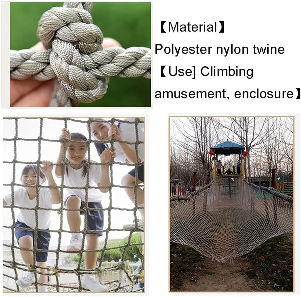 Исебирање на јажето Ouyoxi, безбедност на најлон дрвја за безбедност мрежа/мрежа за искачување за деца на отворено игралиште, мрежни