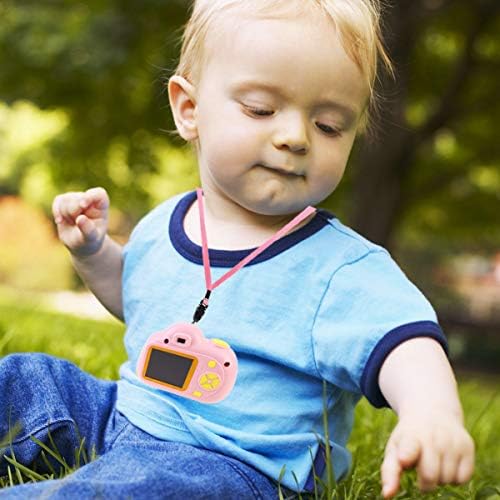 Nuobesty играчка камера 1 парчиња детска камера, мини симпатична преносна дигитална детска камера со USB кабелски цртан филм видео рекордер