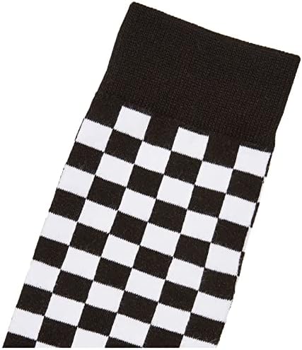 К. Бел чорапи за машки геометриски модели Новина чорапи, карирани, Големина на чевли: 6-12