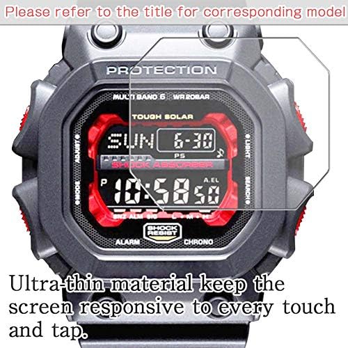 Puccy 3 Пакет Заштитник На Екранот Филм, компатибилен СО CASIO G-ШОК GX-56SLG - 1JR GX56SLG СЕРИЈА Tpu Стража За Паметен часовник Smartwatch(