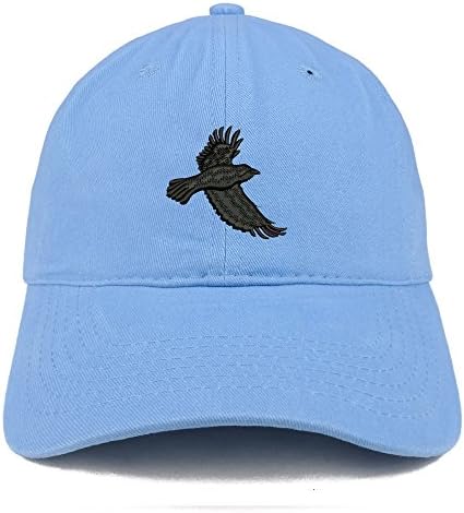 Трендовски продавница за облека мал гавран квалитет извезен со низок профил четкан памук капа капа за капа
