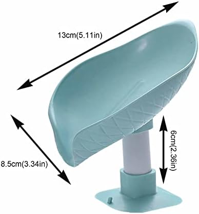 Месио лисја во форма на сапун за сапун сапун сапун полица за сапун кутија сунѓер сад за бања полици над тоалет