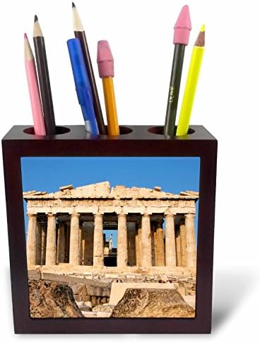 3DROSE PH_81844_1 Партенон, Античка архитектура, Акрополис, Атина, Грција EU12 PRI0104 држач за пенкало за плима, 5-инчи