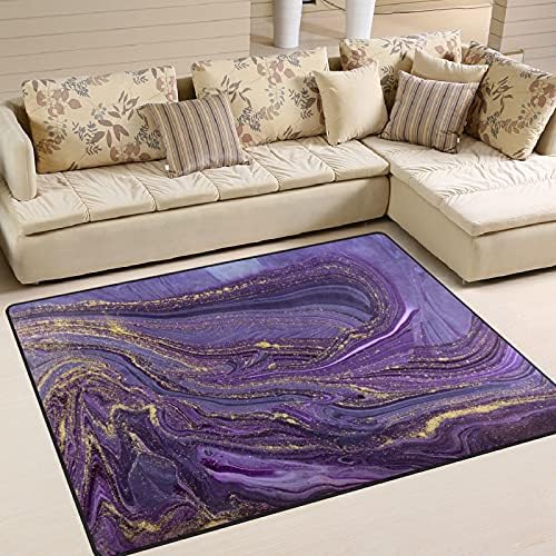 Baxiej Виолетова вена мермер Големи меки области килими расадник плејматски килим за деца кои играат соба спална соба дневна соба 63
