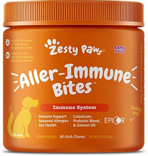 Чисто диво масло од лосос од лосос за кучиња и мачки - поддржува функција на зглобовите + имунолошки додаток на алергија за кучиња јагне -