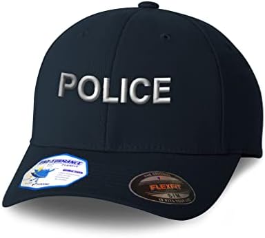 Флексфит капи за мажи и жени полициски блок стил полиестер татко капа бејзбол капа