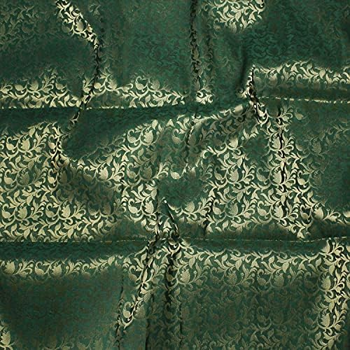 Брокат Уметност Свила Ткаенина Темно Зелена Брокат За Домашен Декор Корист Торба Здолниште Ткаенина од Дворот