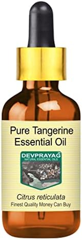 Devprayag чисто мандарино есенцијално масло со стаклена капка пареа дестилирана 10 ml