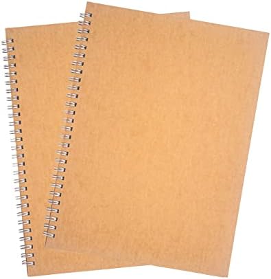 Спелална тетратка на Дстелин, 2-пакет, мека корица, скица книга, 160 страници / 80 листови, 9 инчи x 6 инчи, 100GSM,
